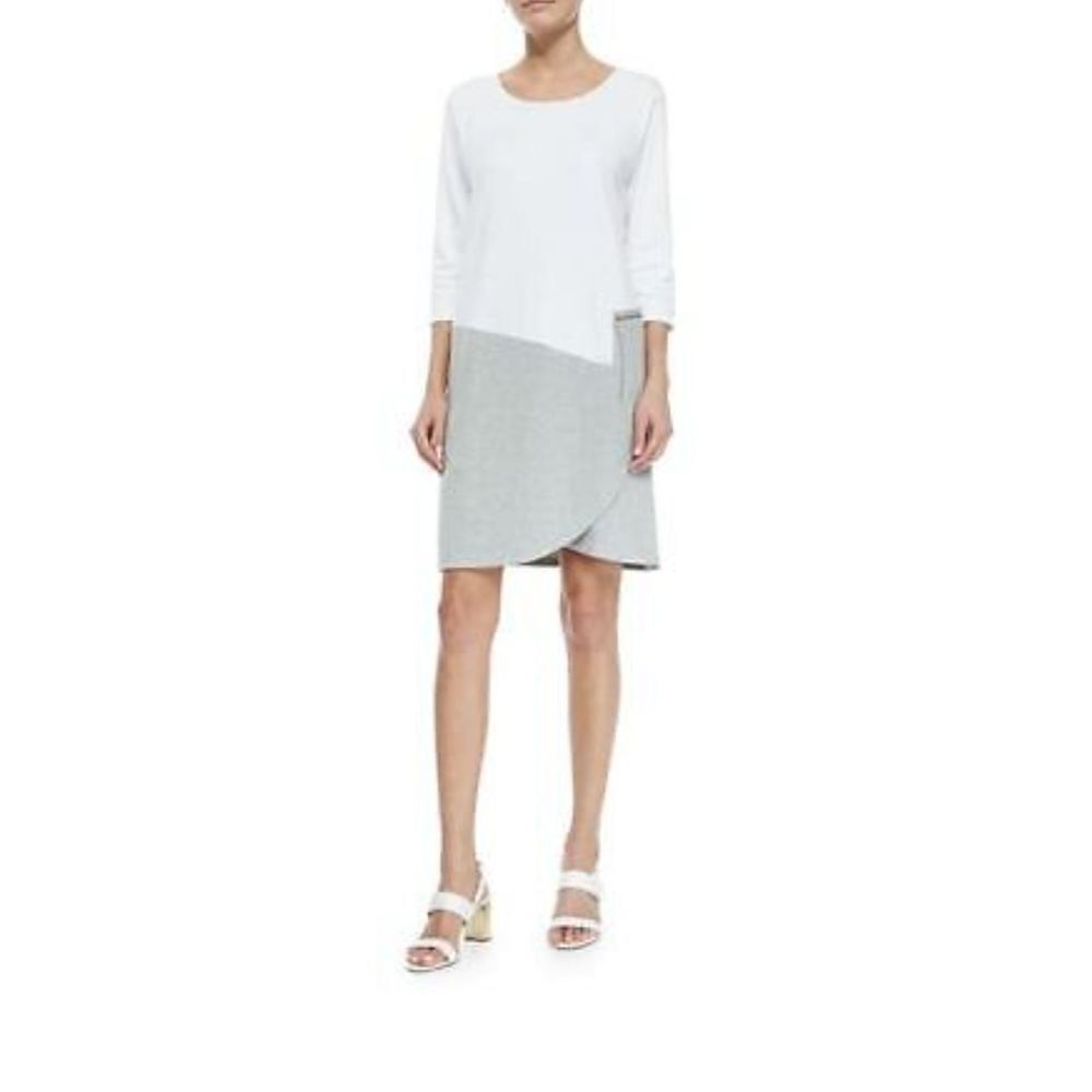 Joan Vass Color block dress